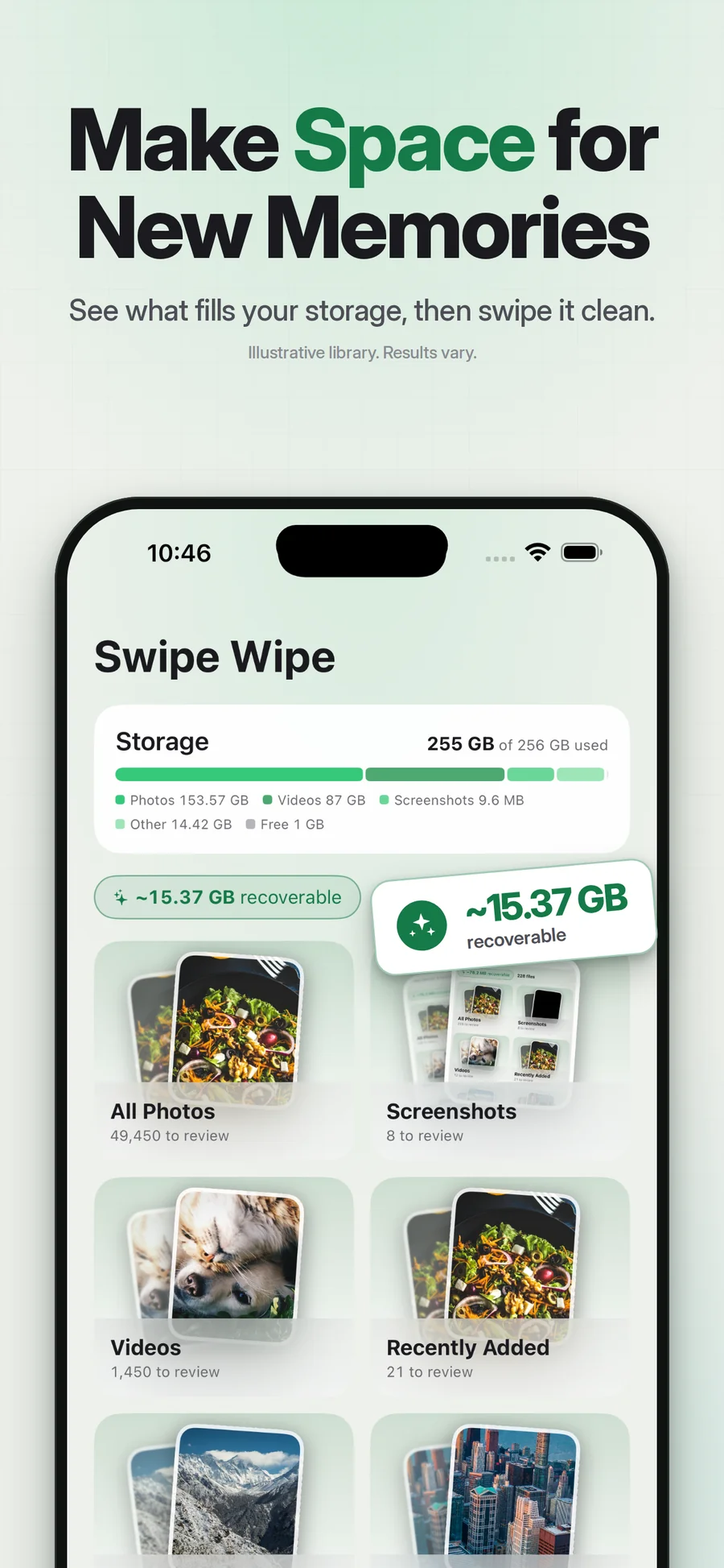 One month at a time: supplied Pixtrim App Store artwork